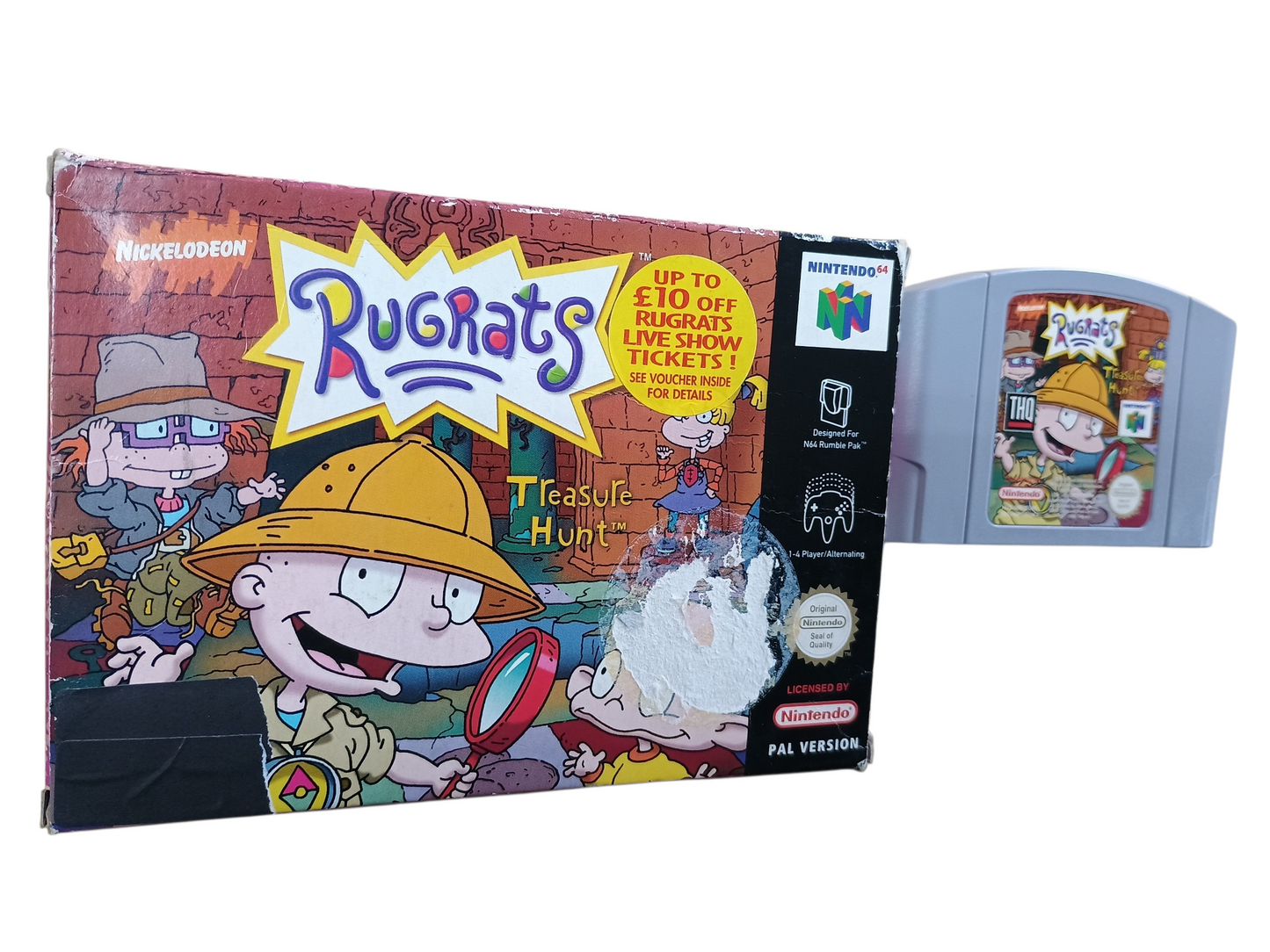Rugrats - Treasure Hunt - boxed no ins