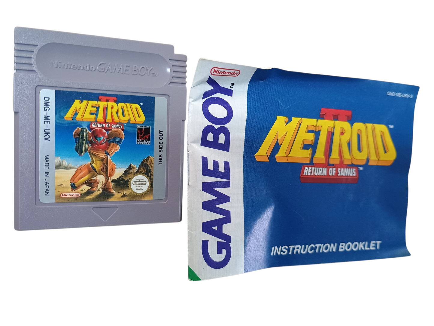 Metroid II - Return of Samus - cart w/ manual