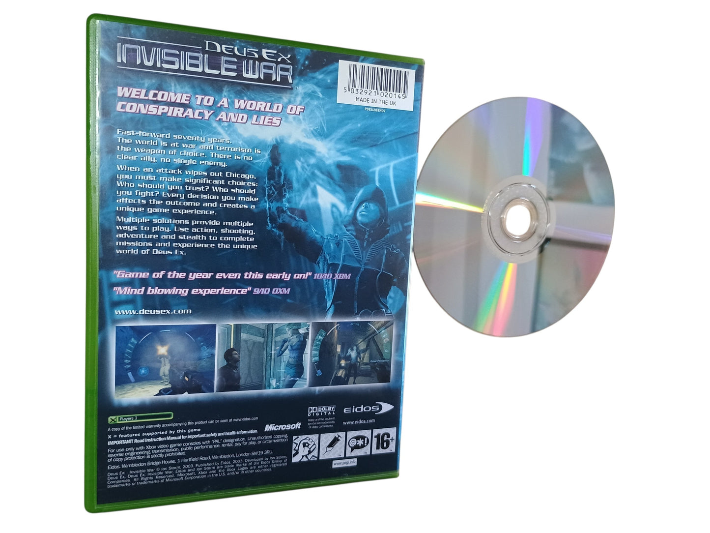 Deus Ex - Invisible War - boxed no ins