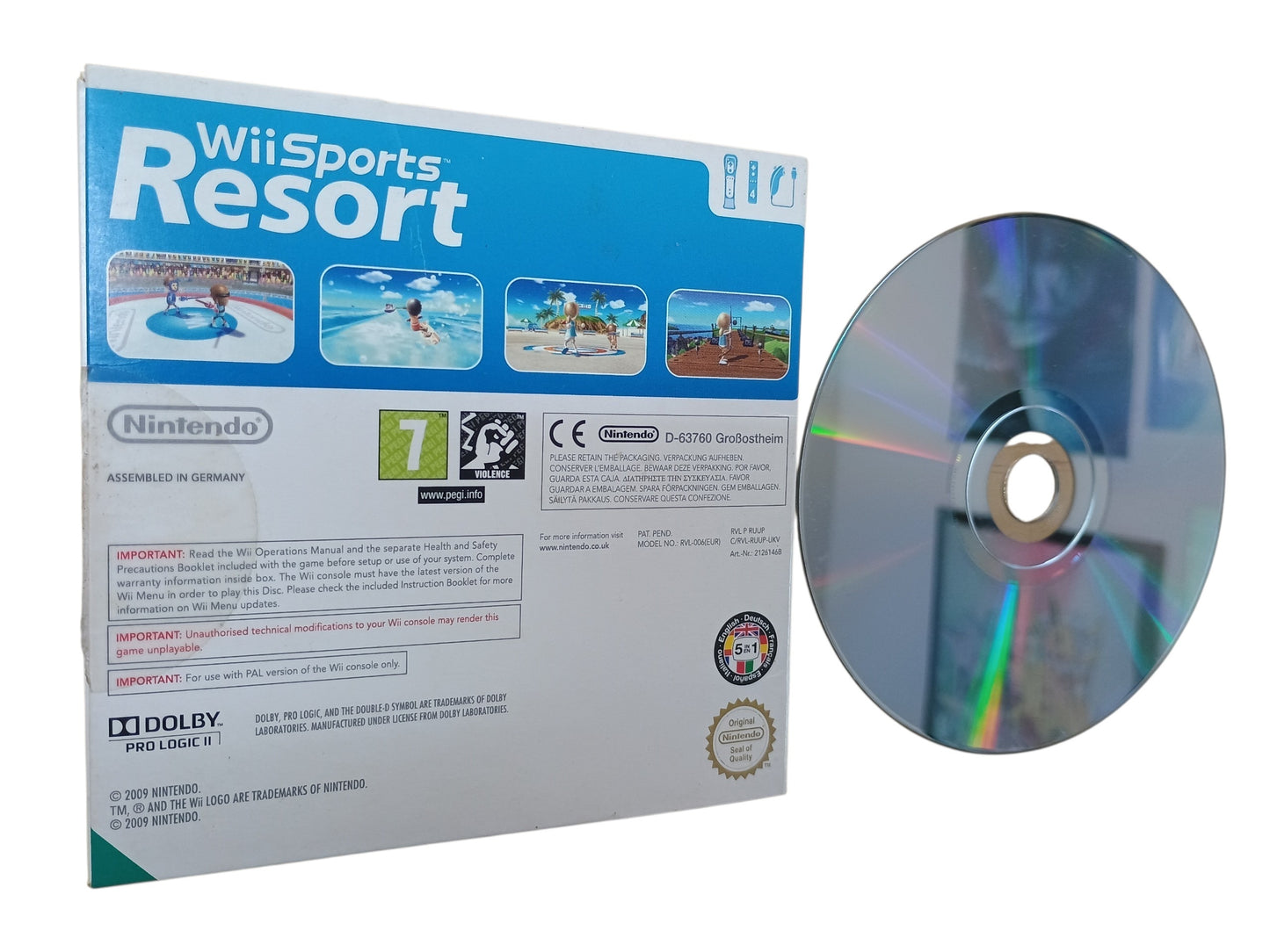 Wii Sports Resort - Sleeve no ins