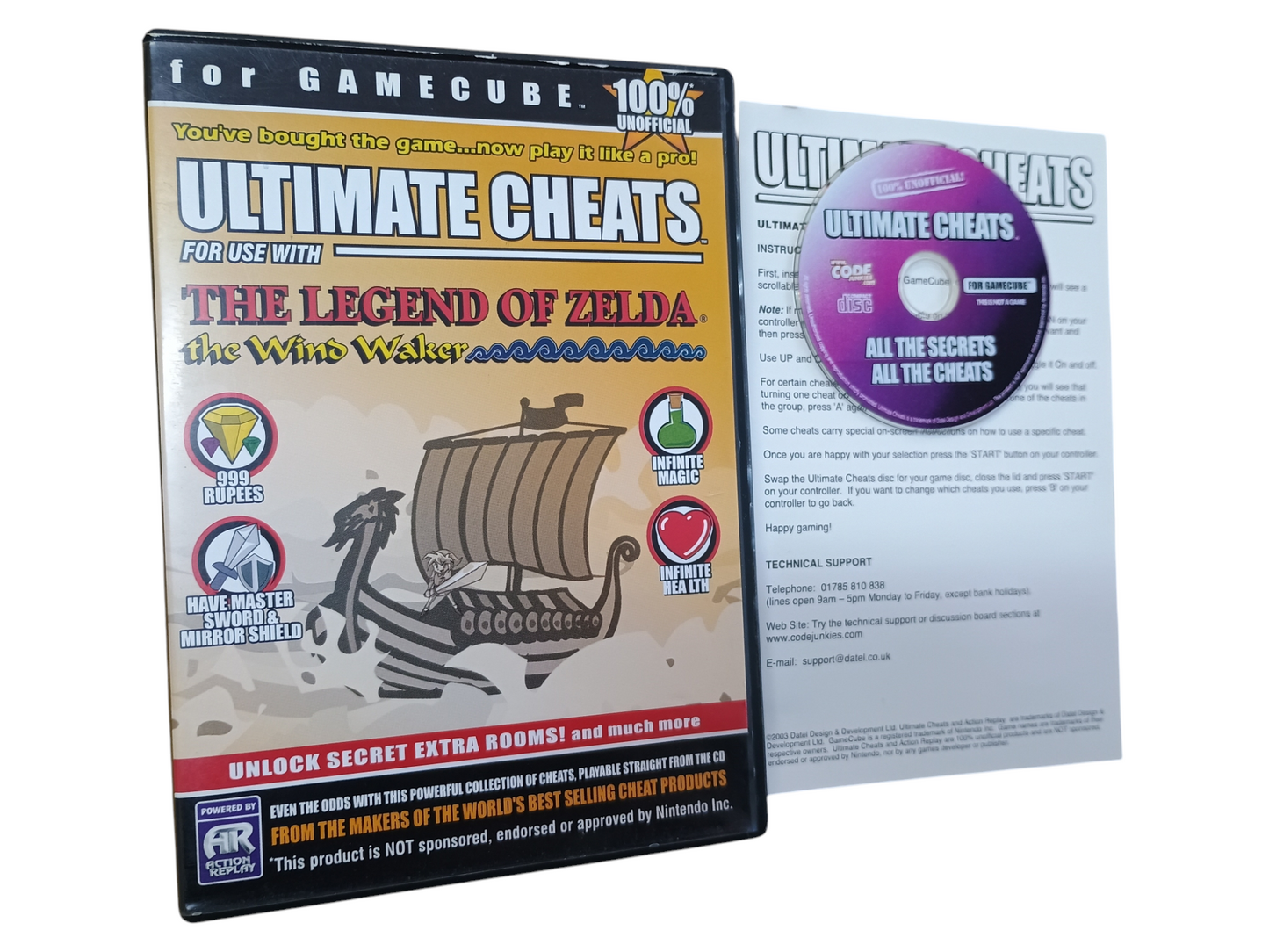Action Replay - Ultimate Cheats - The Legend of Zelda - The Wind Waker - complete