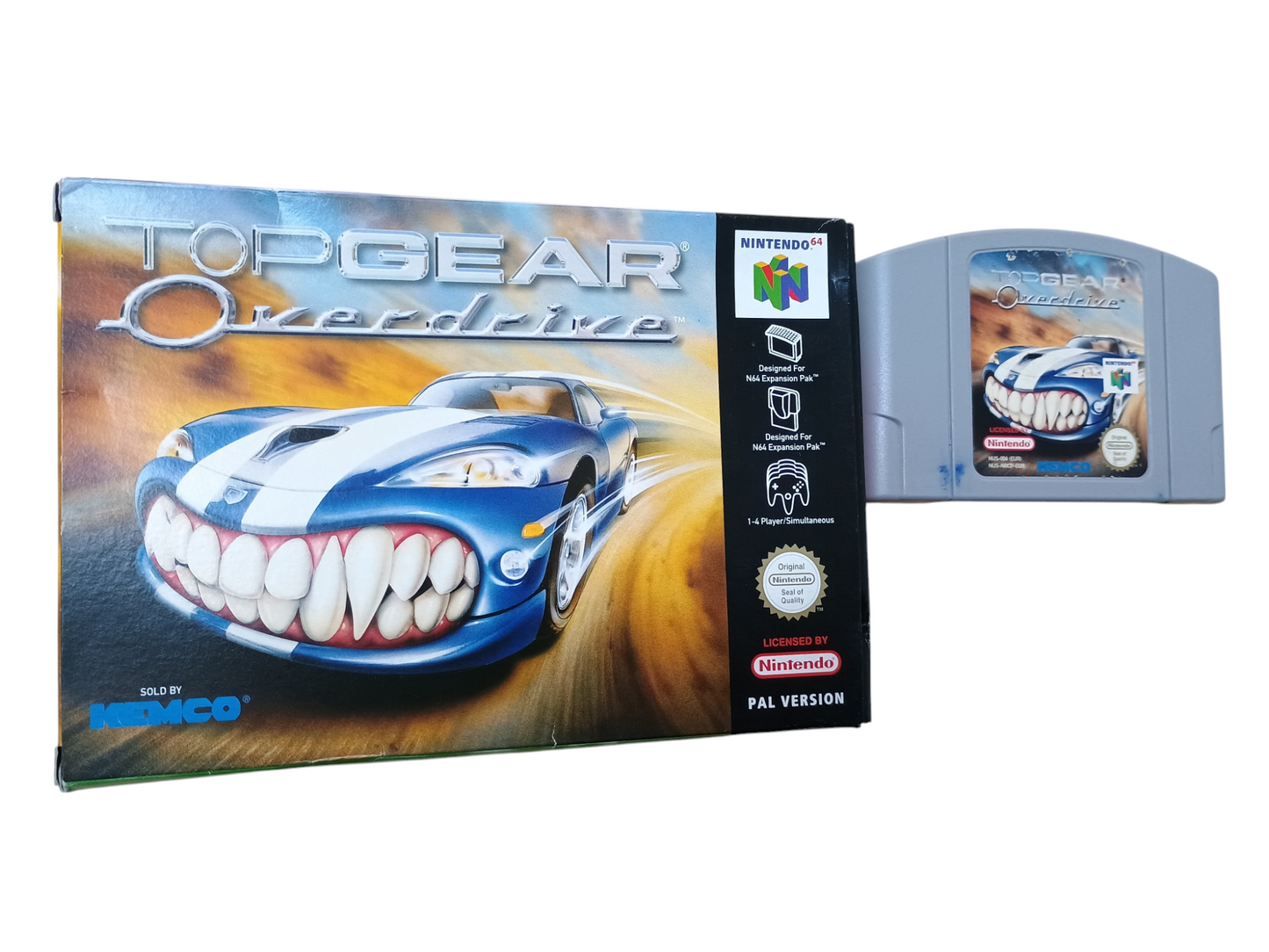 Top Gear Overdrive - boxed no ins