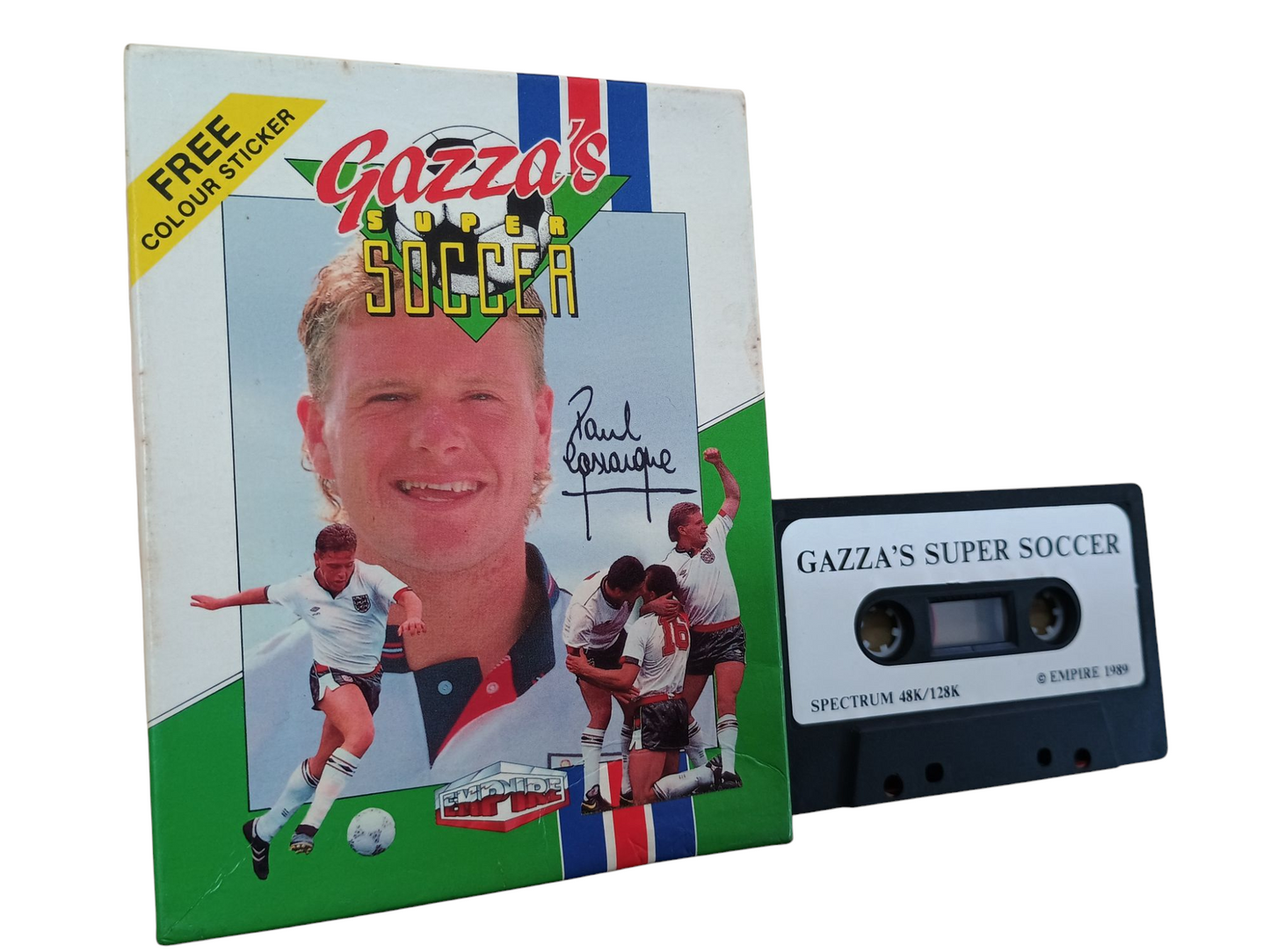 Gazza's Super Soccer - boxed no ins