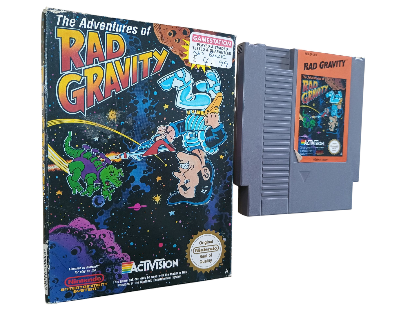The Adventures of Rad Gravity - boxed no ins