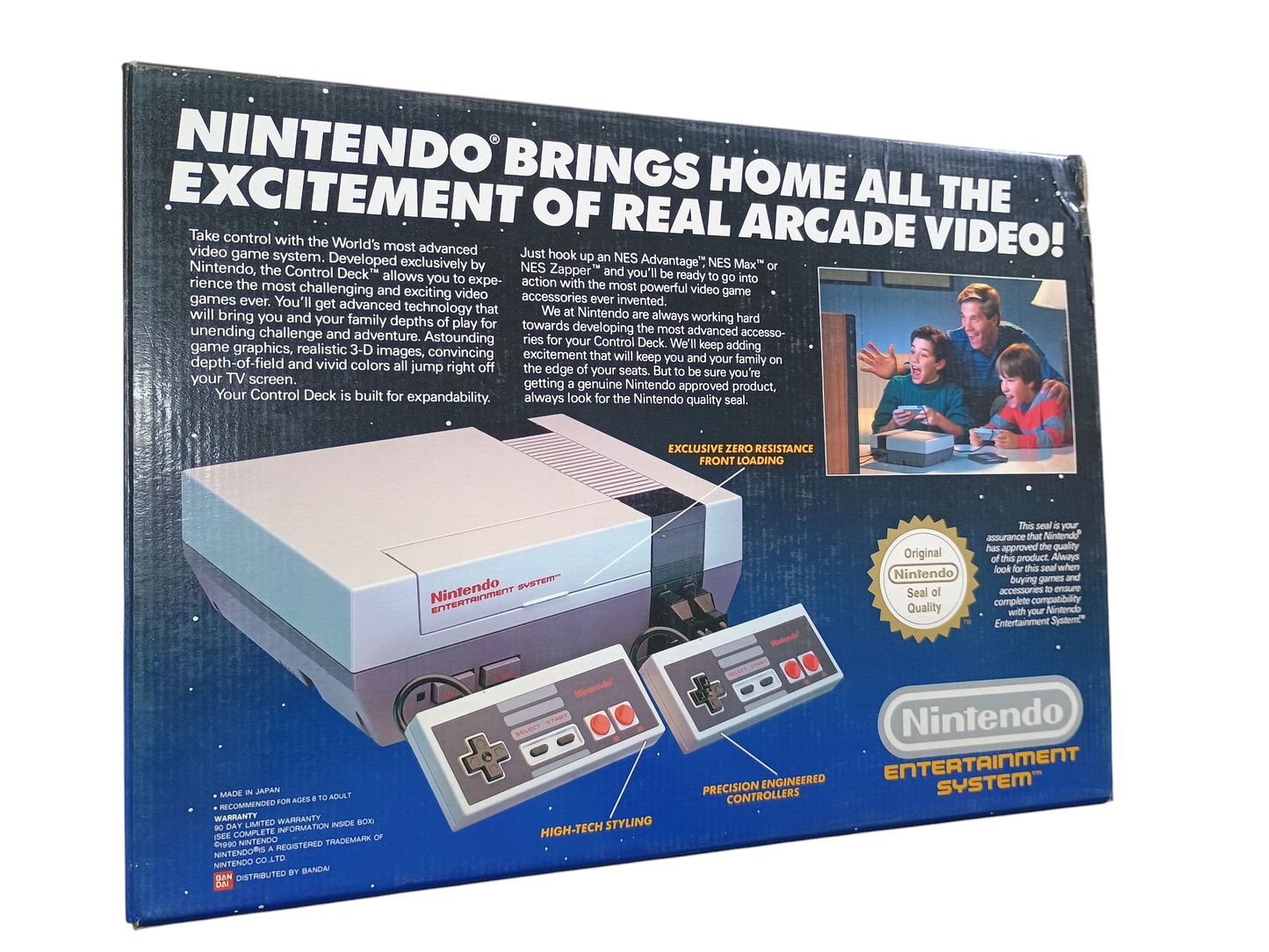 Nintendo NES Console - Teenage Mutant Hero Turtles variant - complete