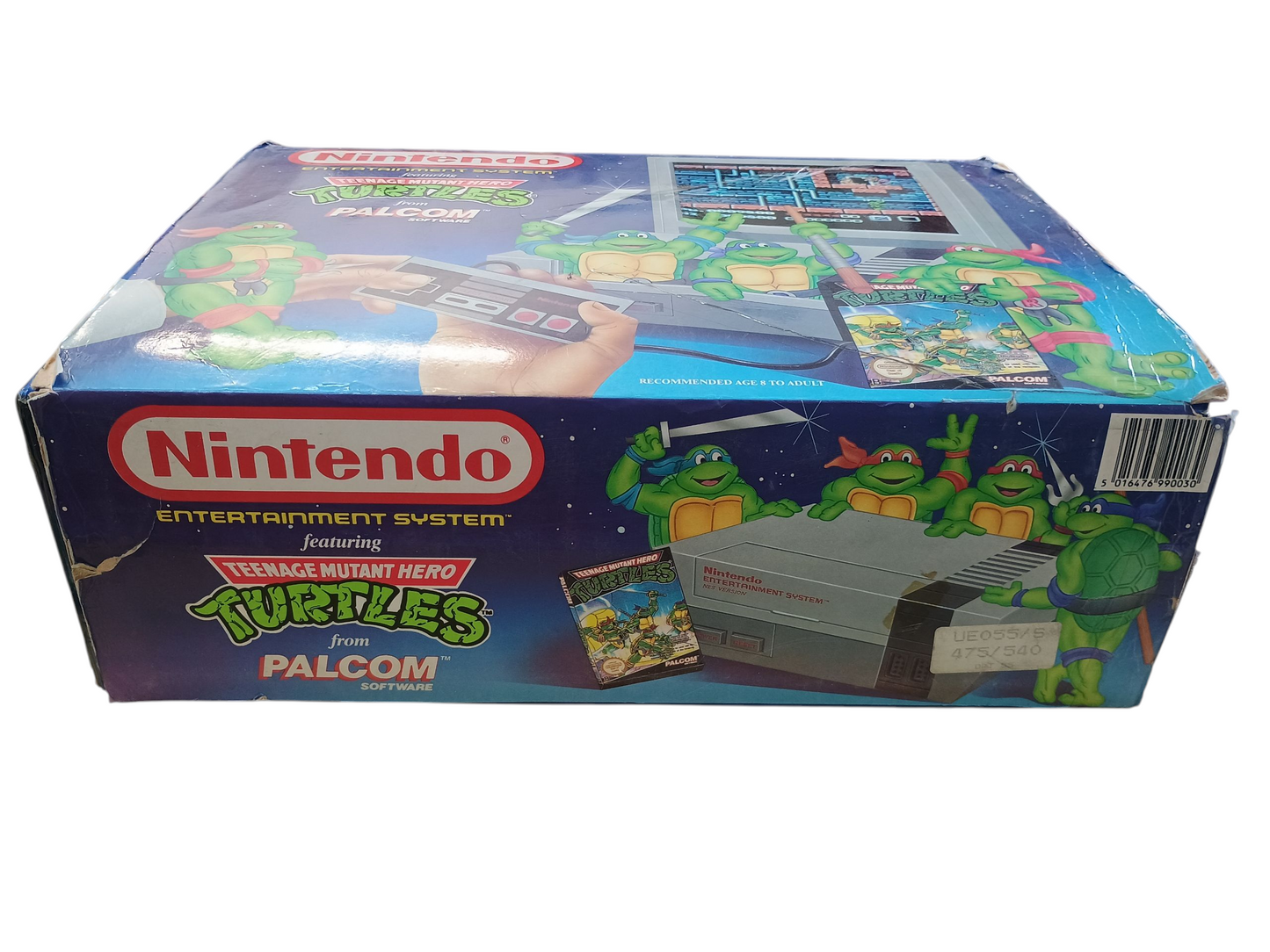 Nintendo NES Console - Teenage Mutant Hero Turtles variant - complete