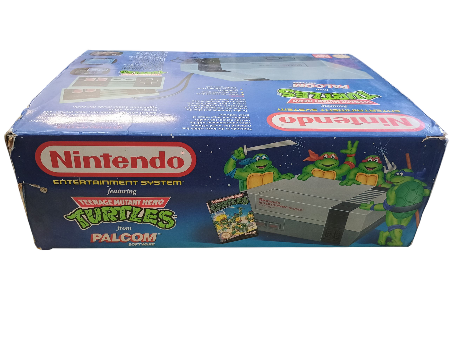 Nintendo NES Console - Teenage Mutant Hero Turtles variant - complete