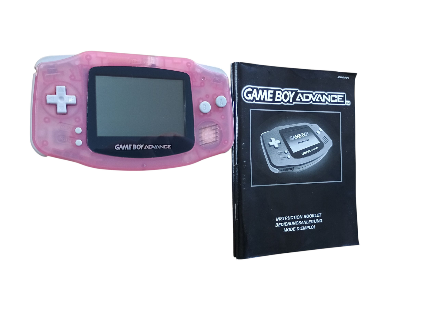 Nintendo Gameboy Advance - Clear Pink - complete
