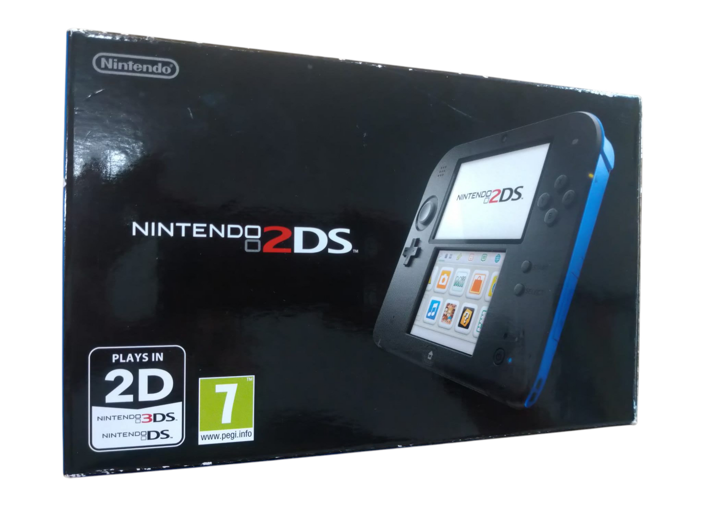 Nintendo 2DS console - Black & Blue - complete
