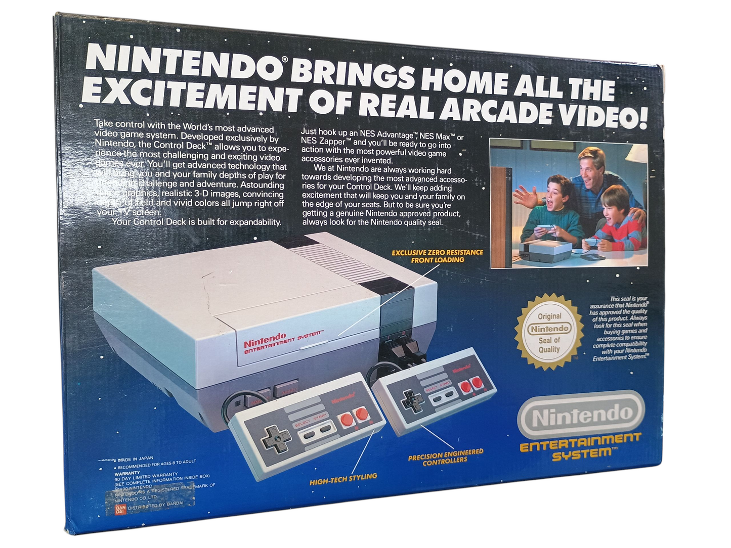 Nintendo NES Console - Super Mario Bros. 2 variant - complete