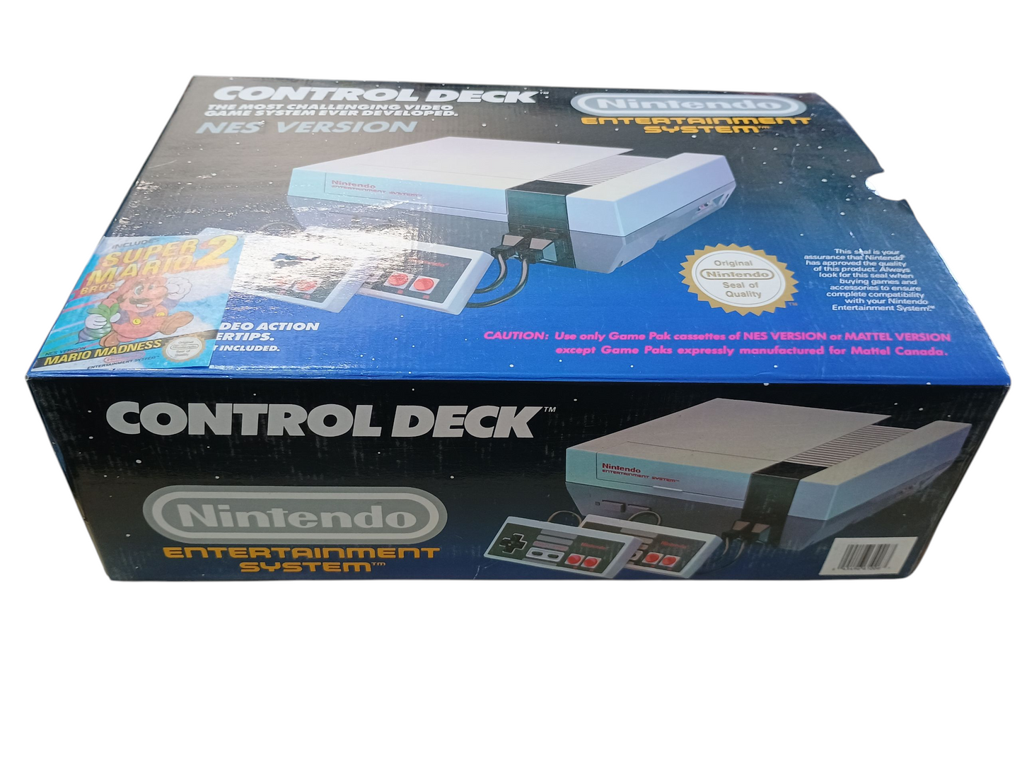 Nintendo NES Console - Super Mario Bros. 2 variant - complete