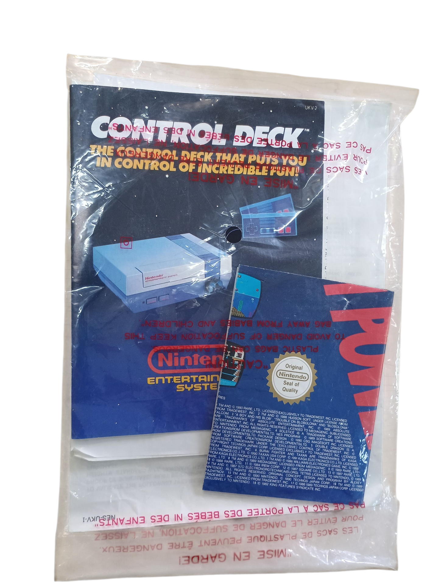 Nintendo NES Console - Super Mario Bros. 2 variant - complete