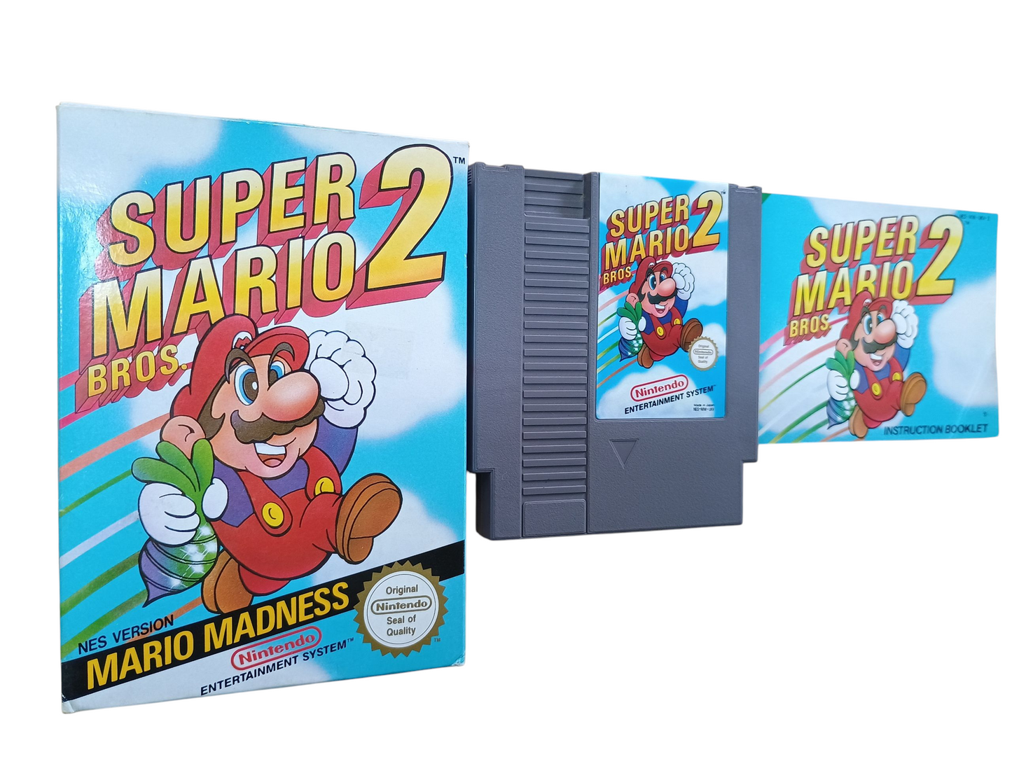 Nintendo NES Console - Super Mario Bros. 2 variant - complete