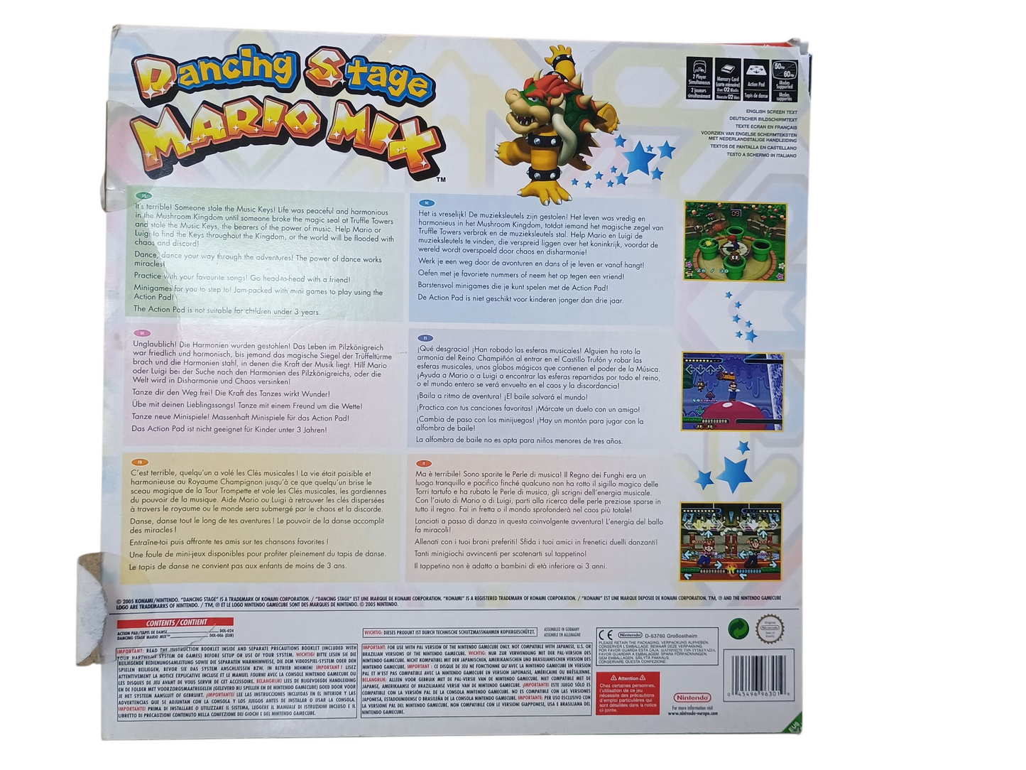 Dancing Stage - Mario Mix Pak - complete