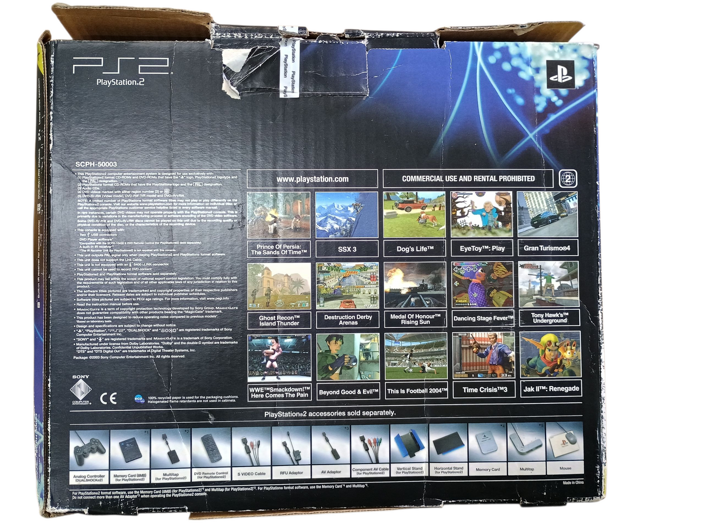PS2 console - boxed - complete