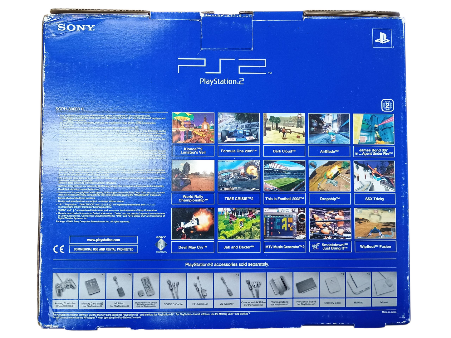 PS2 console - boxed - complete
