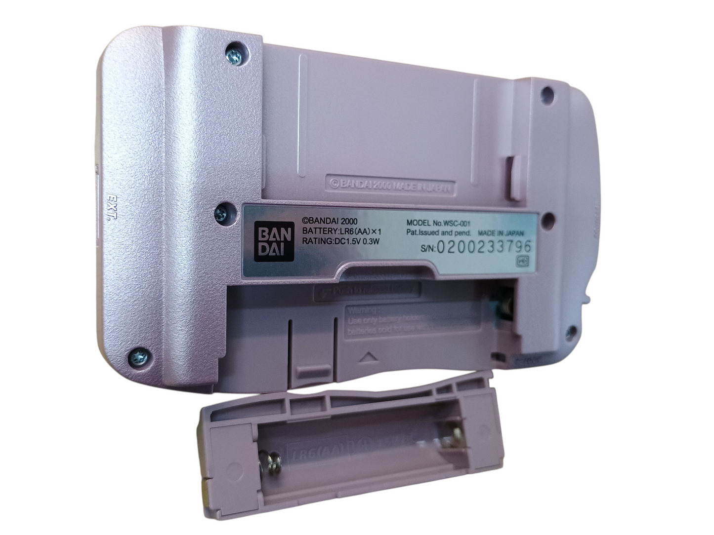 Wonderswan Color console - Pink / Pearl - complete
