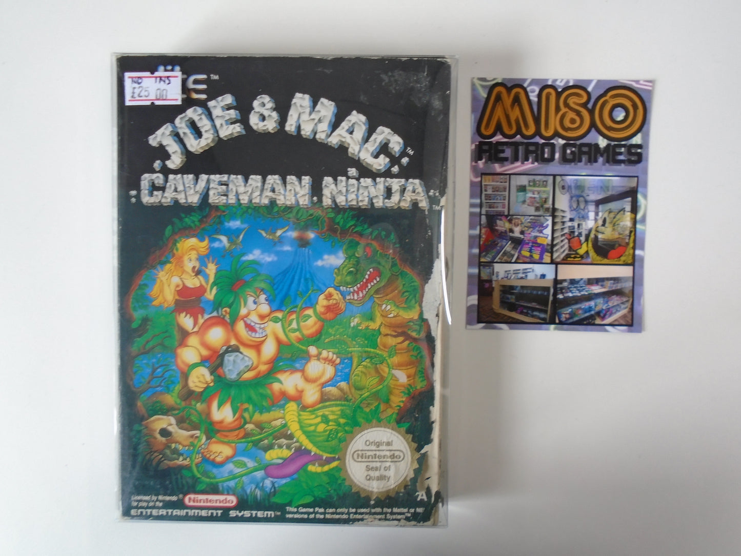 Joe & Mac - Caveman Ninja - boxed (no ins)