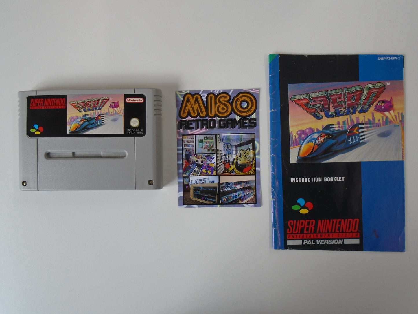 F-Zero - cart w/ manual