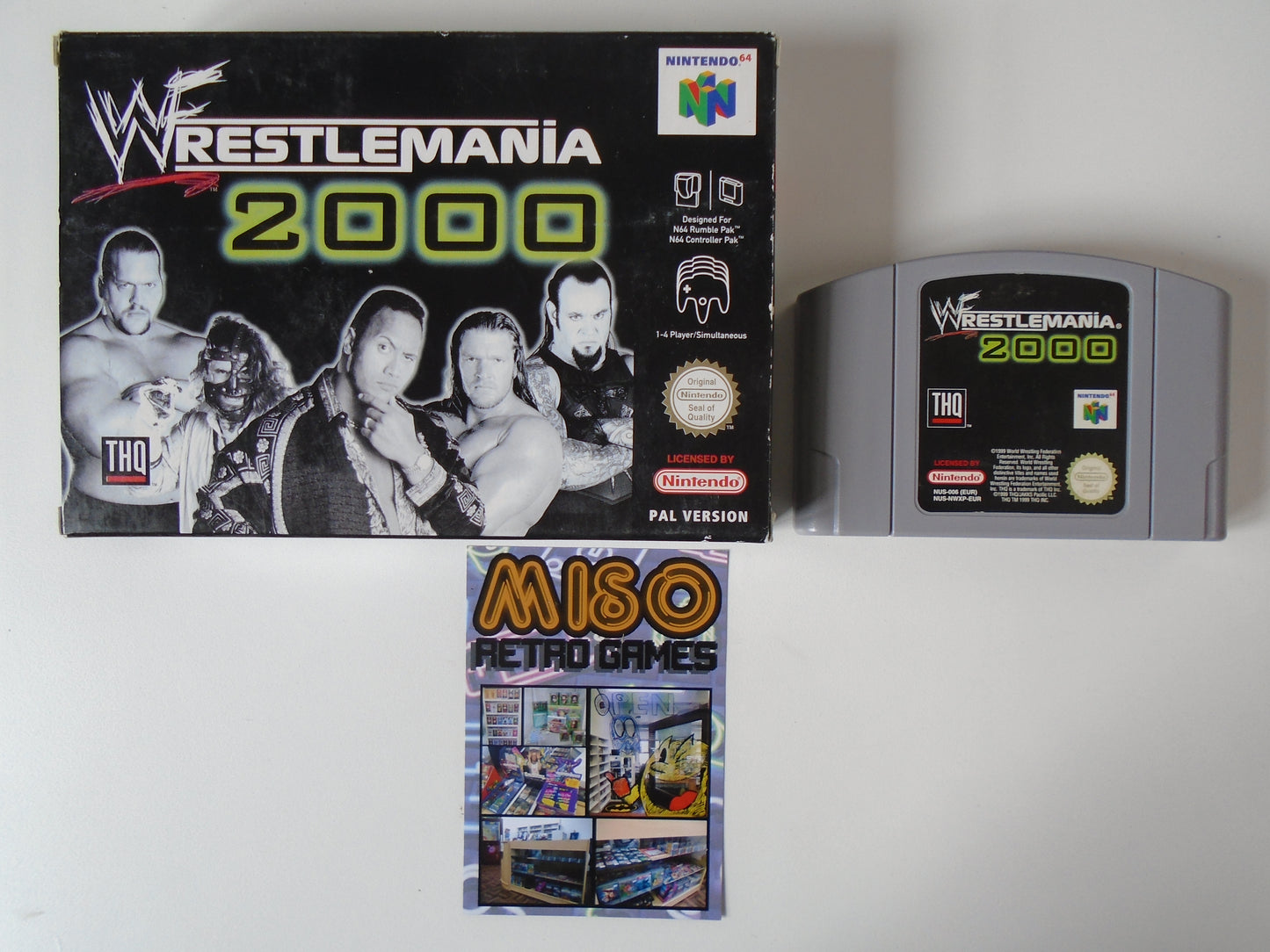 WWF Wrestlemania 2000 - boxed (no ins)