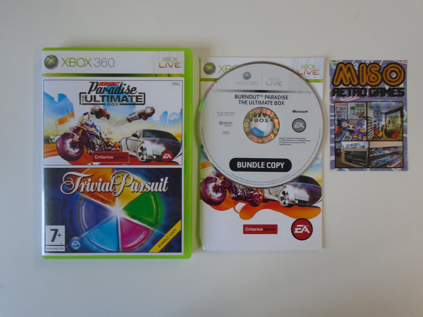 Burnout Paradise - The Ultimate Box  / Trivial Pursuit Bundle - complete