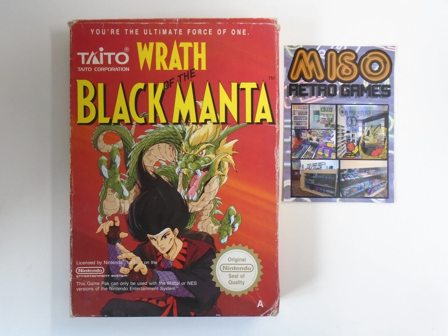 Wrath of the Black Manta - boxed no ins