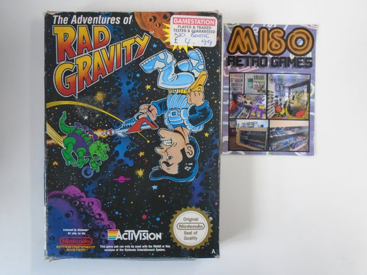 The Adventures of Rad Gravity - boxed no ins