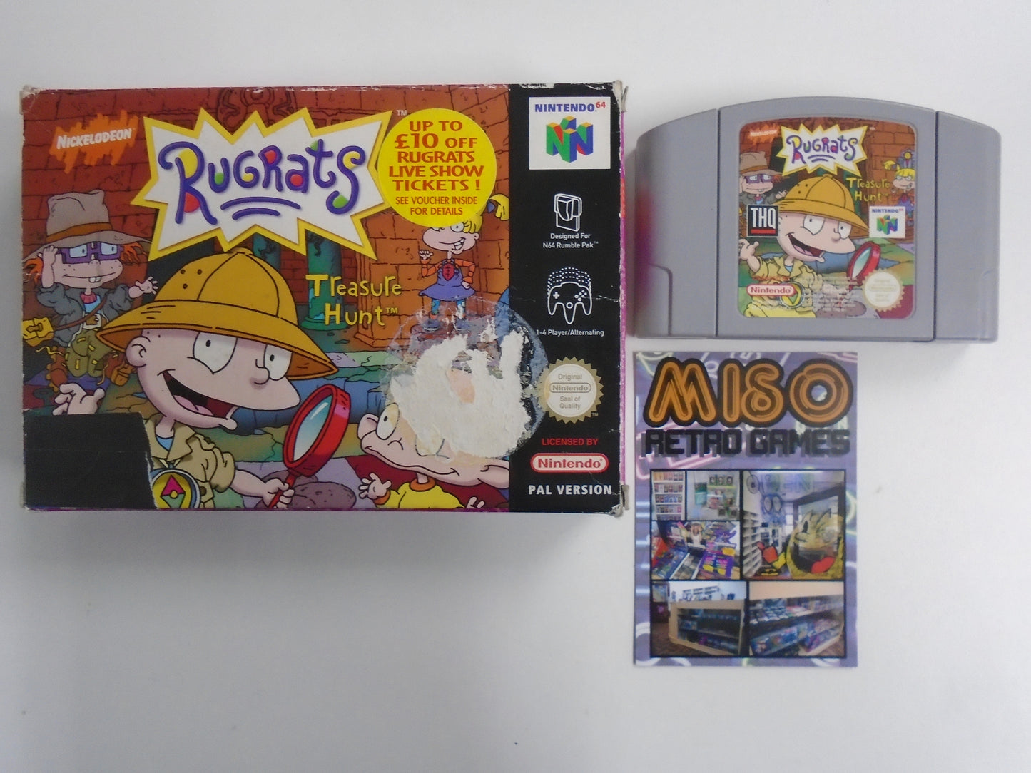 Rugrats - Treasure Hunt - boxed no ins