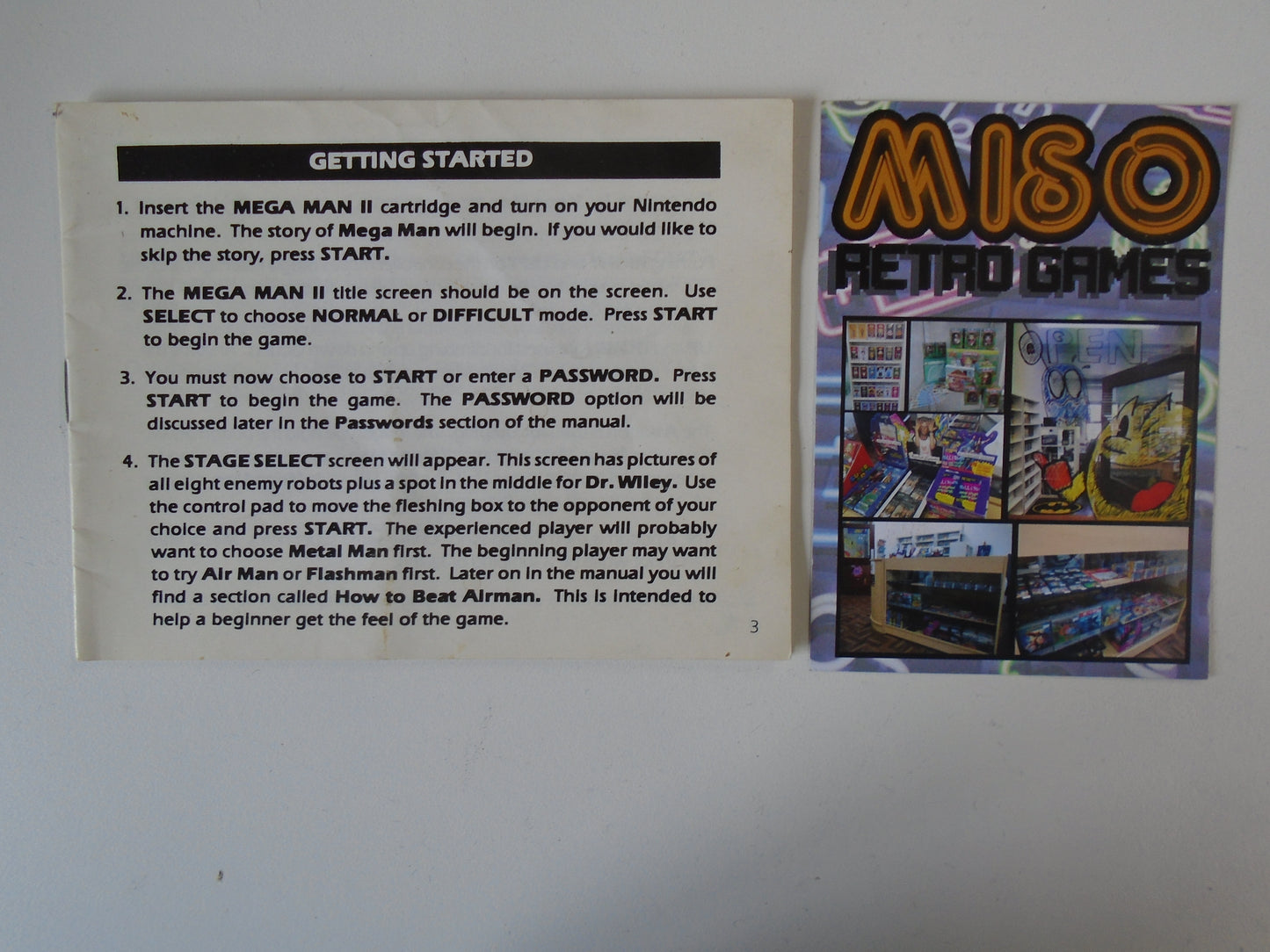 Mega Man 2 - cart w/ manual