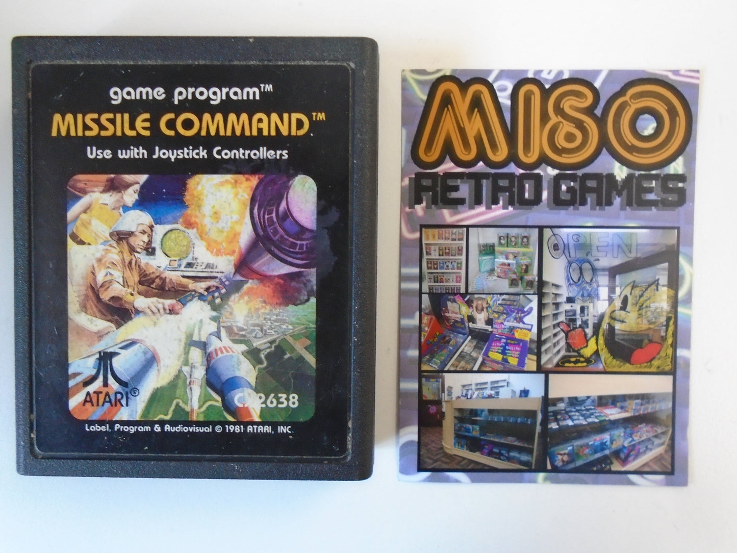 Missile Command - cart only – Miso Retro Games