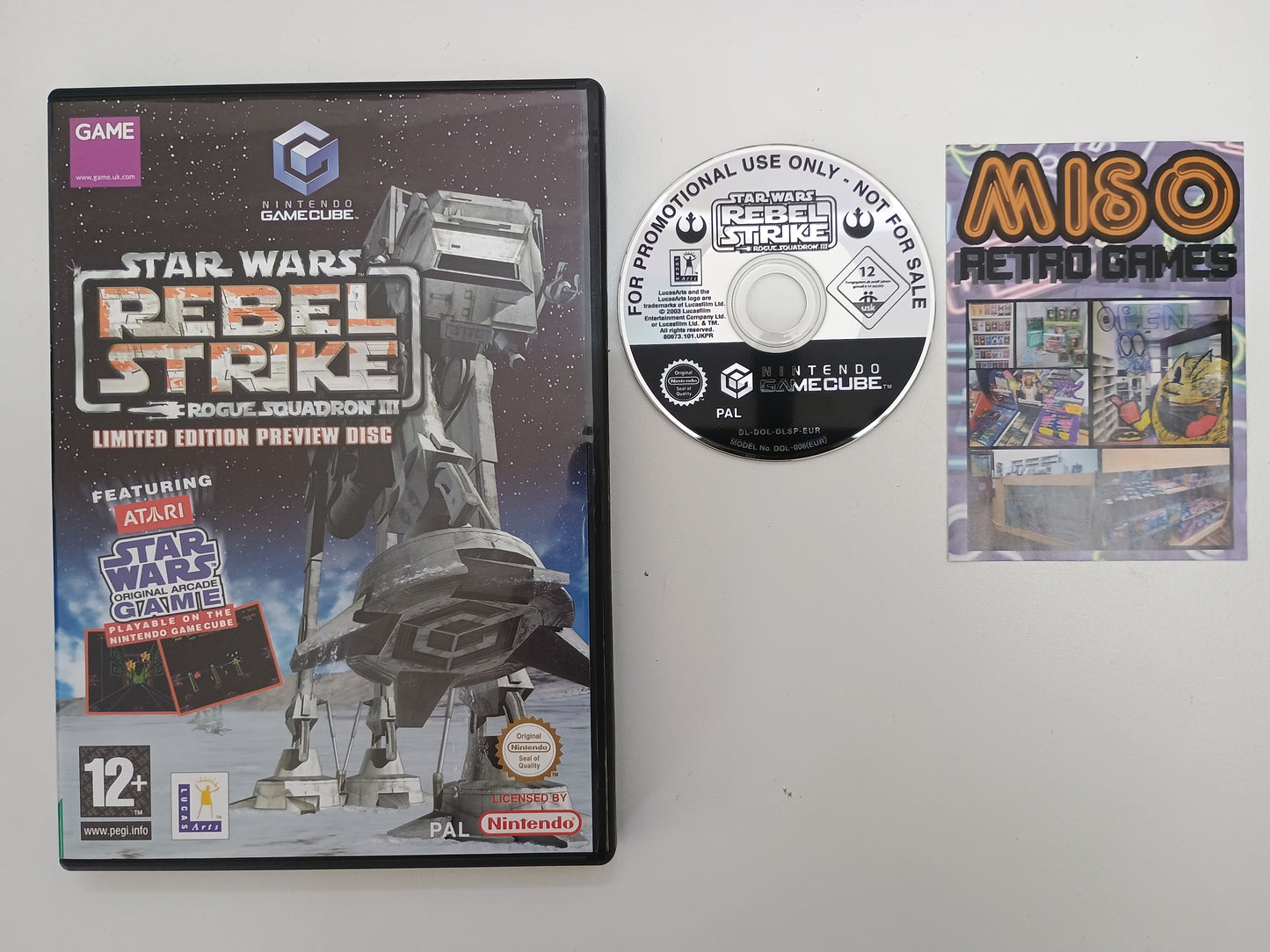 Star Wars - Rebel Strike - Rogue Squadron III preview disc - complete