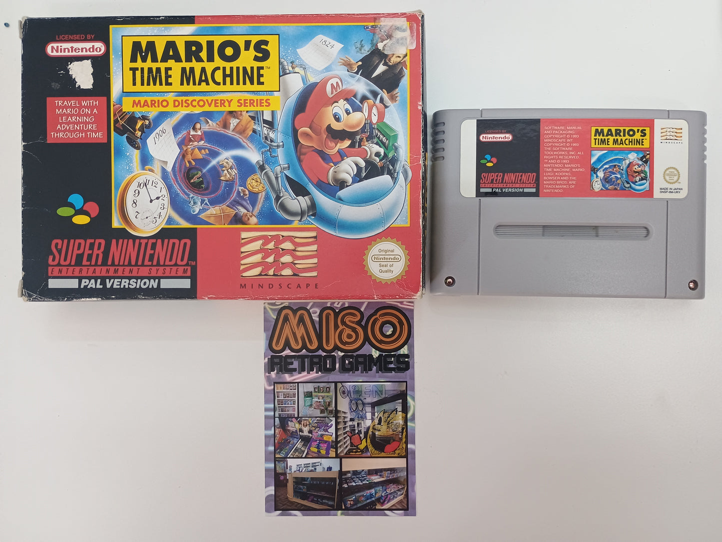 Mario's Time Machine - boxed no ins