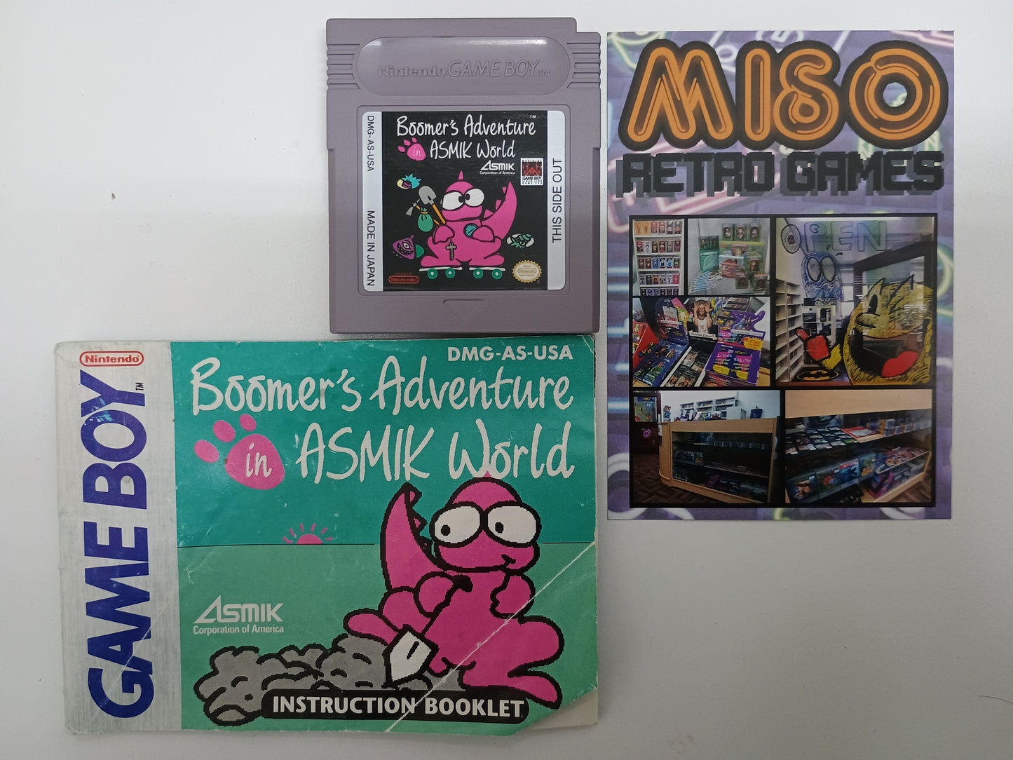 Boomer's Adventure in ASMIK World - cart w/manual