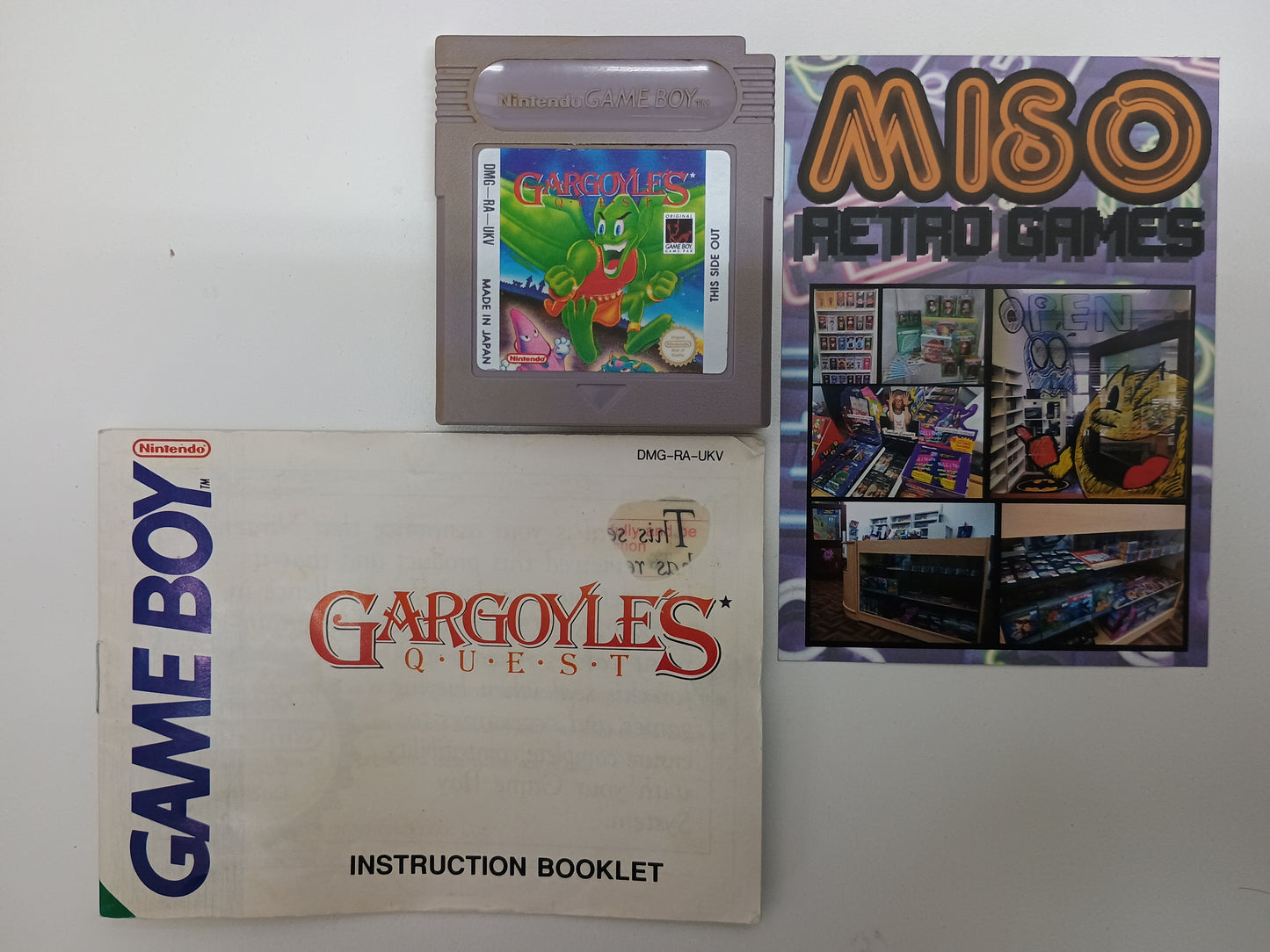 Gargoyle's Quest - cart w/manual