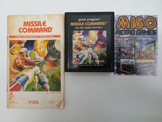 Missile Command - cart w/manual