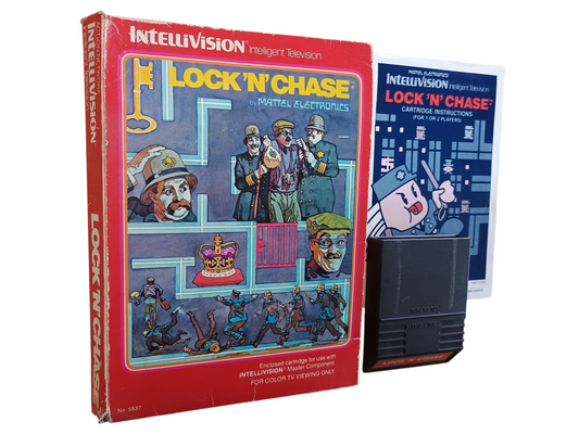 Lock 'N' Chase - boxed no control overlays