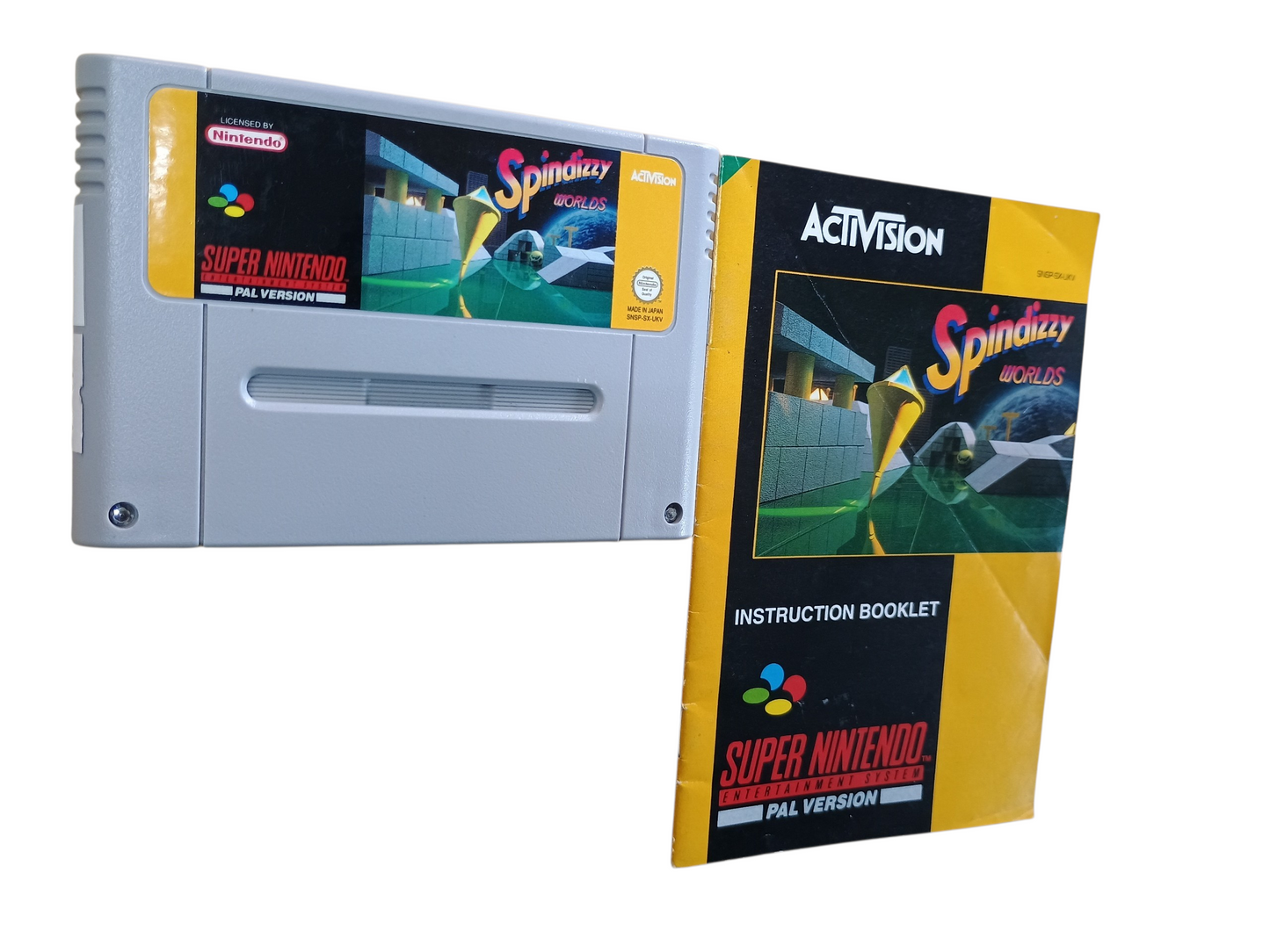 Spindizzy Worlds - cart w/ manual
