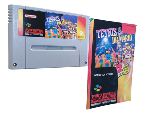 Tetris & Dr Mario - cart w/ manual
