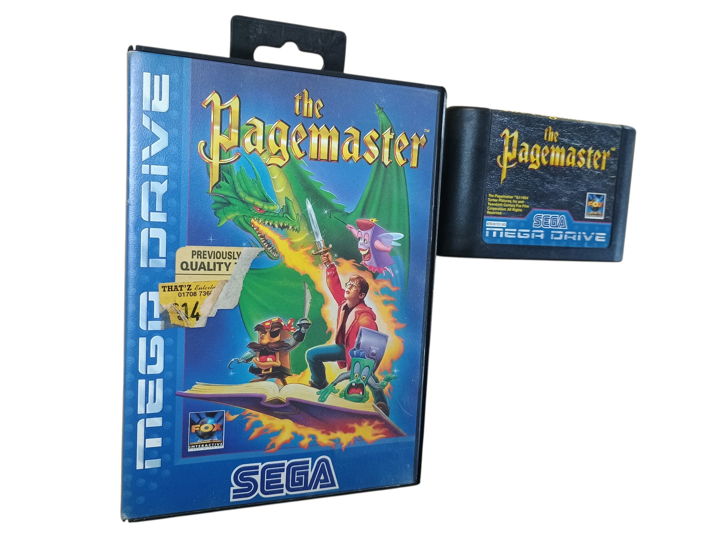 The Pagemaster - boxed no ins