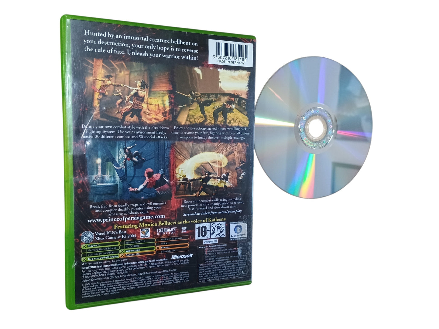 Prince of Persia - Warrior WIthin - boxed no ins