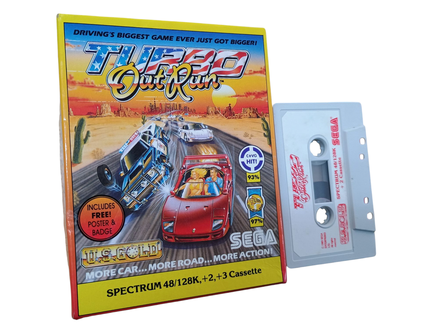 Turbo Out Run - boxed no ins