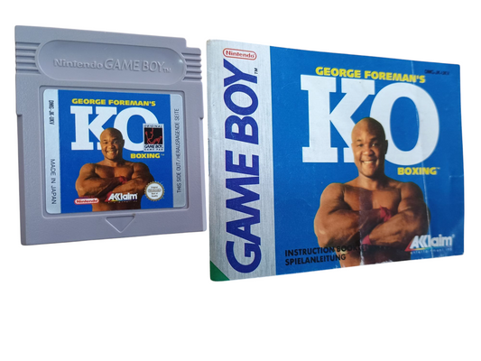 George Foreman's KO Boxing - cart w/ manual