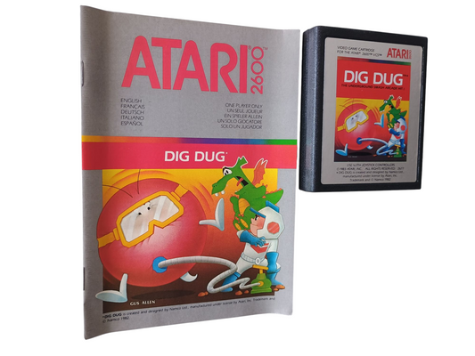 Dig Dug - cart w/ manual