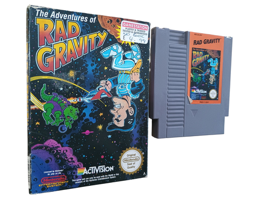 The Adventures of Rad Gravity - boxed no ins