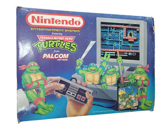 Nintendo NES Console - Teenage Mutant Hero Turtles variant - complete