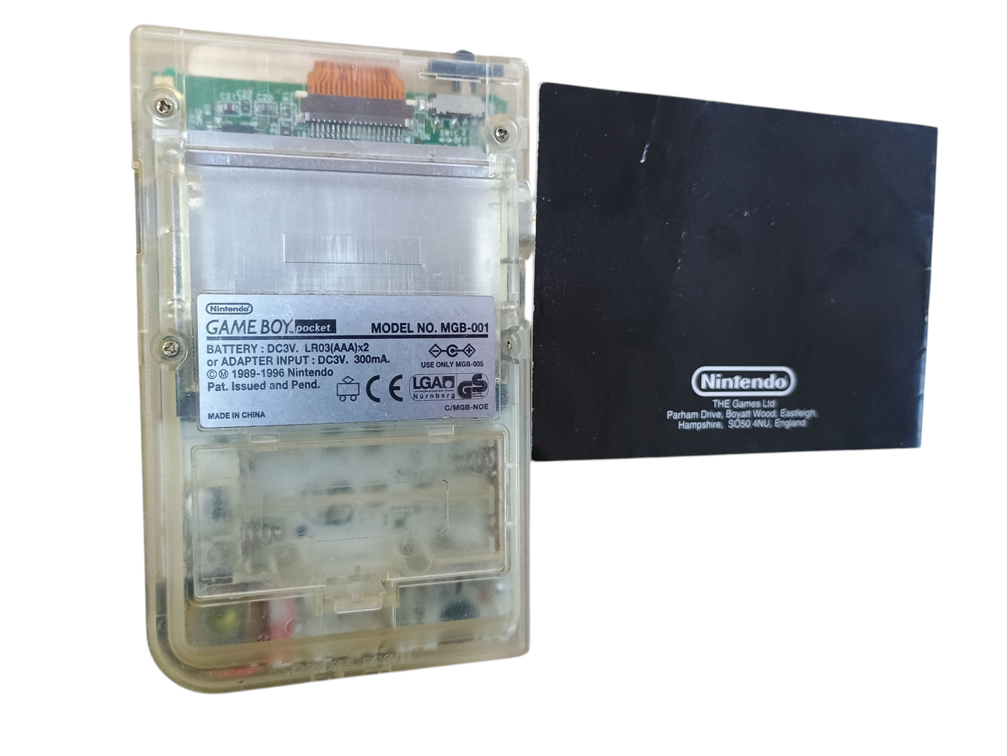 Nintendo Gameboy Pocket - Clear - complete