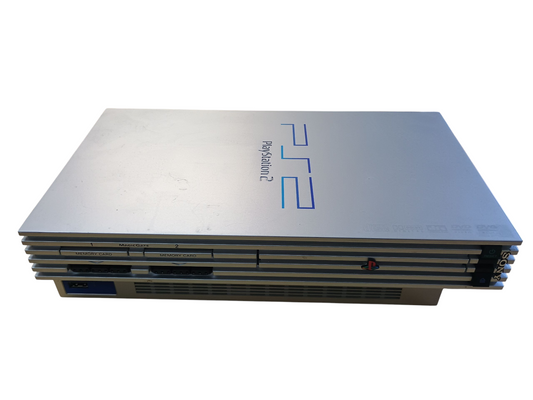 PS2 Silver Console - unboxed - complete