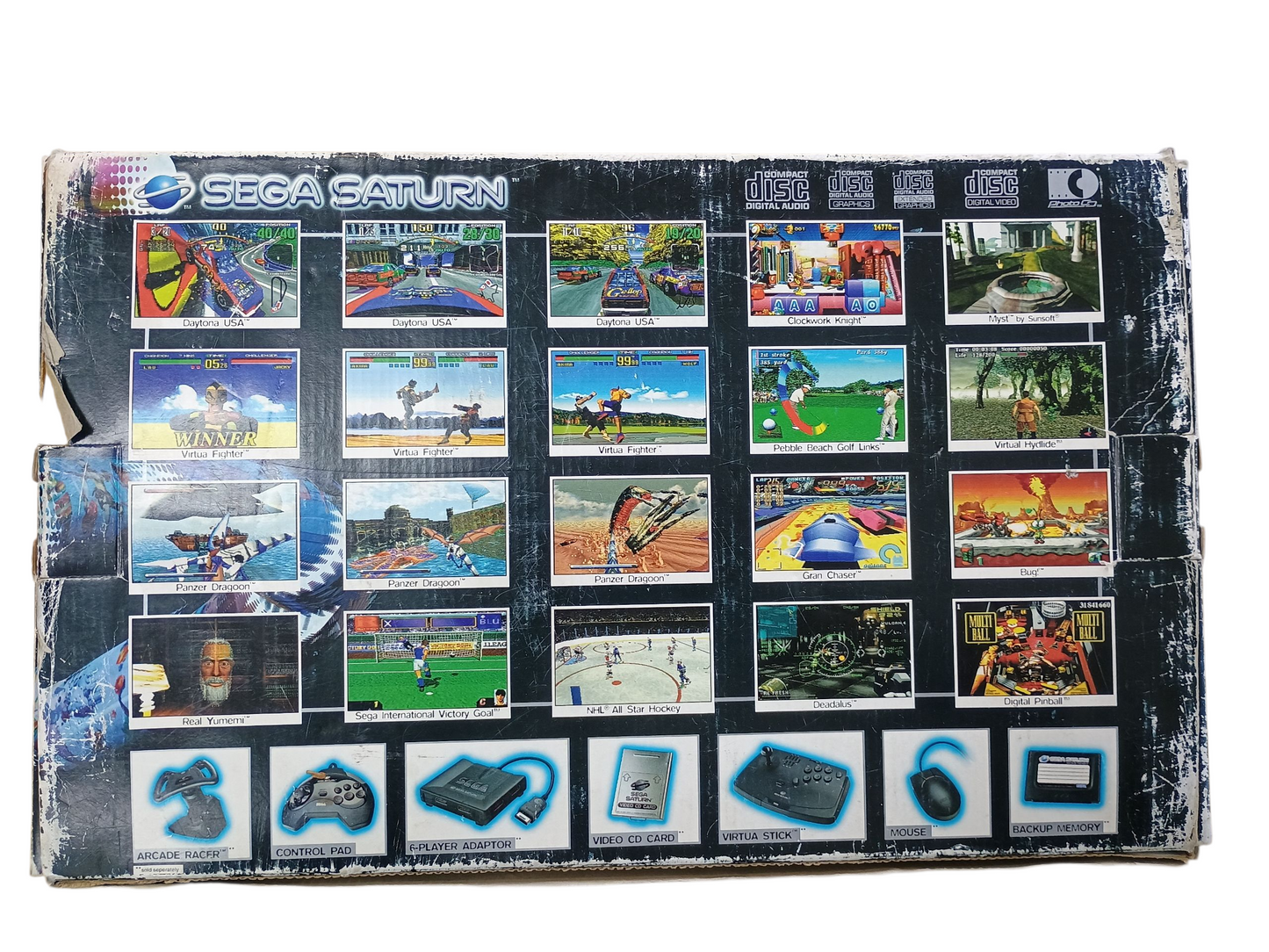 Sega Saturn console - boxed - complete