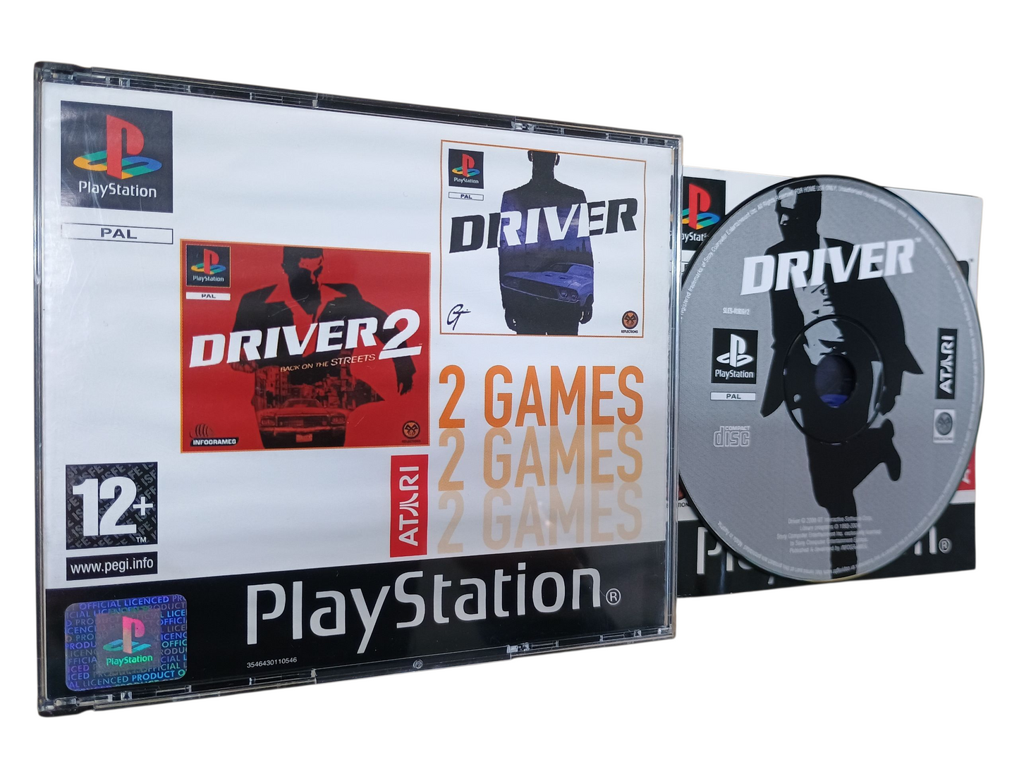 Driver / Driver 2 - 2 Games - complete