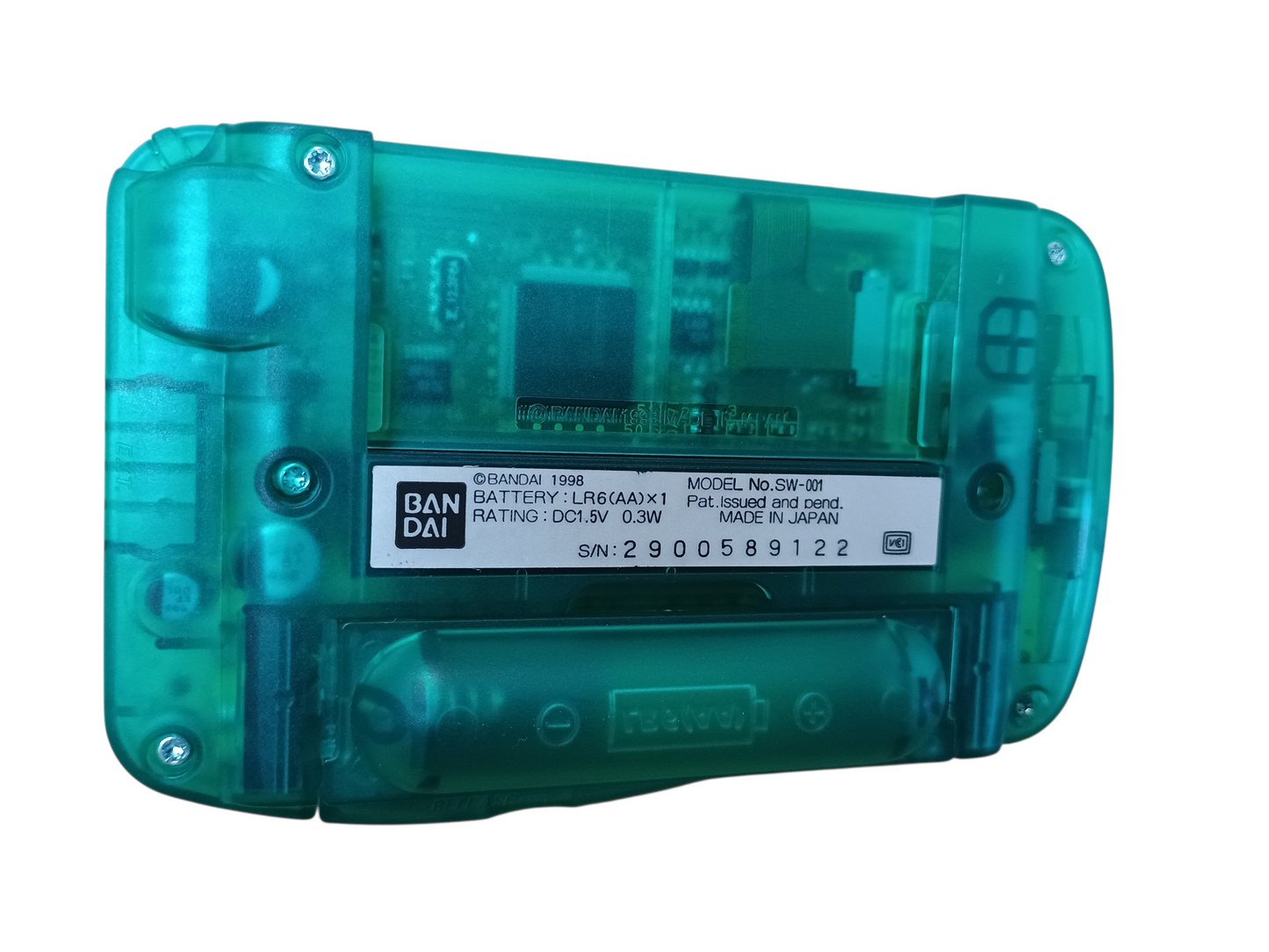 Wonderswan console - Green - complete